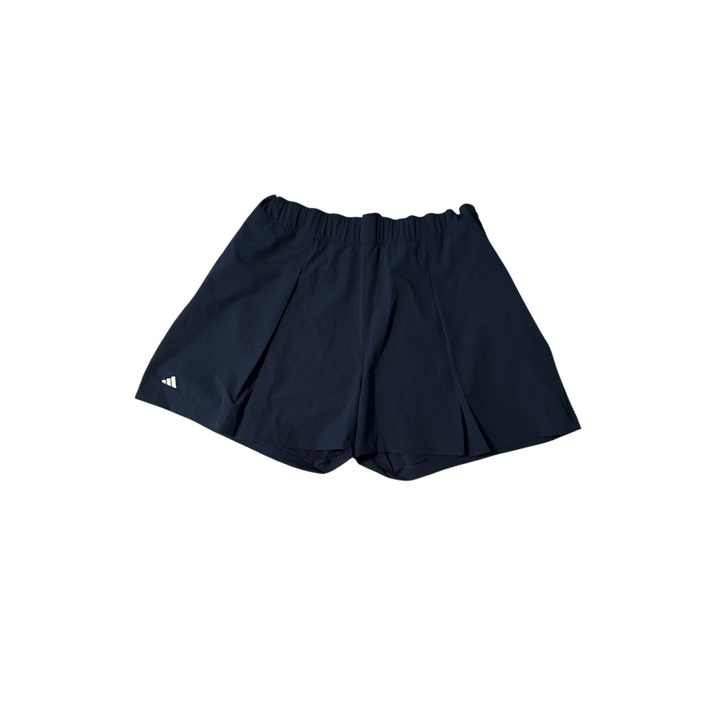 Adidas Go-To Pleated Shorts XL Collegiate Navy Blue Golf Tennis NEW - Picture 3 of 10